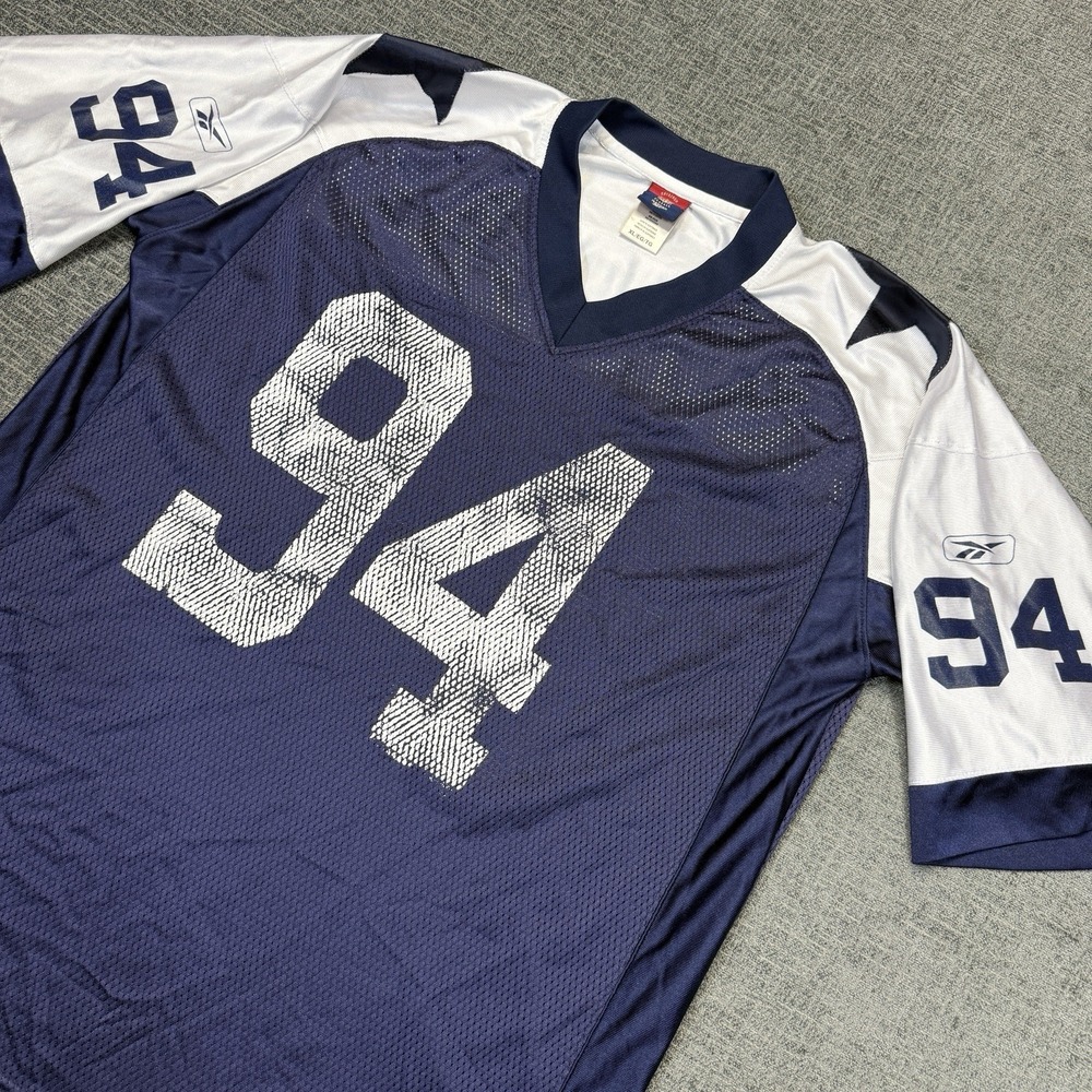 Reebok Dallas Cowboys DeMarcus Ware #94 Throwback Jersey Mens XL NFL Blue